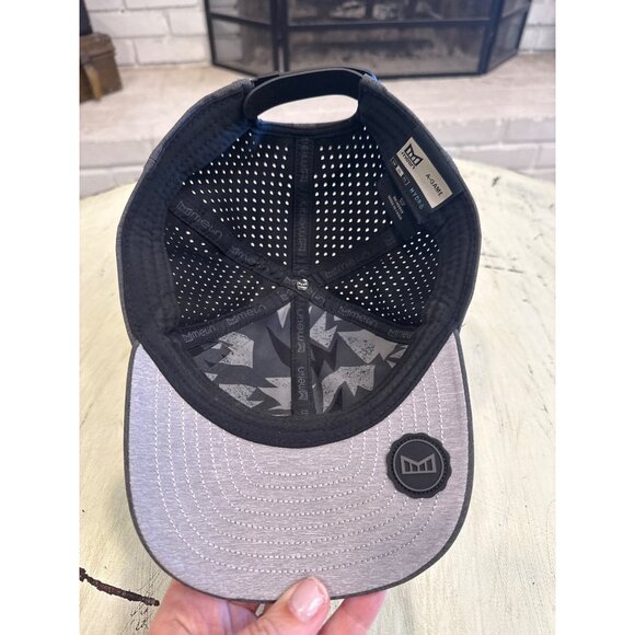 Melin A-Game Hydro Snapback Hat Gray Adjustable Lightweight Breathable Water-Res - Picture 5 of 7